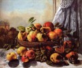 Bodegón Fruta Realista Realista pintor Gustave Courbet
